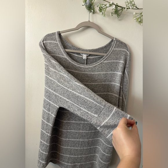 Market & Spruce | Cozy Striped Shirt - Picture 5 of 6